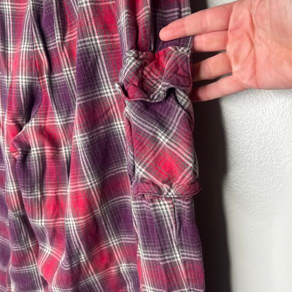 Duluth Trading Co. Men's Plaid Cargo Lounge Pajama Pants Drawstring Sz L x 31 - Picture 4 of 11